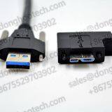 USB3 Vision Cables USB 3.0 Type A With Thumbscrews to Micro B W/s Shielded Cable Optimized for Industrial Application