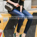 EY0062L Fashion Wholesale Ladies Leggings Women Fitness PU Leggings thumbnail-2
