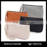 Newest Mini Zipper Leather Wristlet Bag thumbnail-1