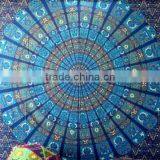 Hippie Tapestry Mandala Tapestry Wall Hanging Blue thumbnail-3