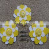 Make Your Own Brooches, Felt Daisy Brooches, Flower Brooches For Party Bags thumbnail-1