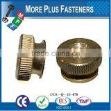 Made in Taiwan Brass Stainless Steel Solid Brass Knurled Thumb Nut thumbnail-5