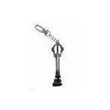 City Key Shape Keyring, Zinc Alloy Metal Keychains for Promotions and Souvenirs