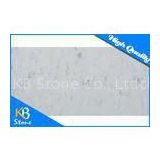 Polished Bianco White Carrara Stone Marble Tiles For Hotel / Home Decoration Wall Sheet