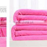 2015 Hot Sale Fabric China Factory Wholesale Throw Bedding Set 100% Polyester Solid Coral Fleece Blanket thumbnail-2