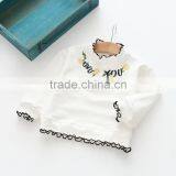 B22645A Autumn Sweet Girls Flower Embroidery Sweatshirts thumbnail-4