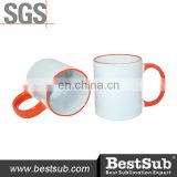B11B BestSub Fashion Customized Dye Sublimation Mugs Wholesale