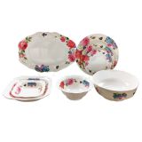 Unbreakable melamine dinner set with color box