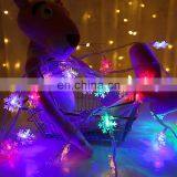 Outdoor Snowflake String Christmas Fairy Lights AA Battery Powered Garland Decorative Lighting thumbnail-5