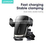 JOYROOM ZS248 FCC CE Qi Self-Aligning Coil Car Charger Mobile Mount Dashboard Qi 15W Wireless Fast Charging Car Phone Holder thumbnail-3