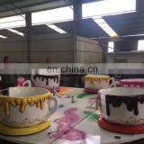 Outdoor Rotating Large Turntable Entertainment Children Coffee Cup Amusement Park Equipment thumbnail-6
