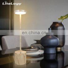 Usb Rechargeable Cordless Luxury Marble Table Lamps thumbnail-5