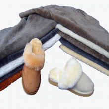 Natural Lambskin Eco-tan 100% Real Australian Shearling Sheepskin Shoe Lining
