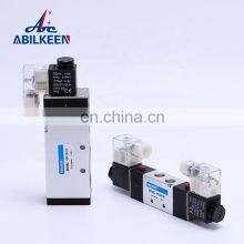 4V110-06 G1/8 Automatic G1/8 5/2 Way Internally Piloted Acting Type Single Electrical Control Air Solenoid Valve DC24V thumbnail-4