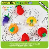 Mini stationery set Vegetable series rubber erasers