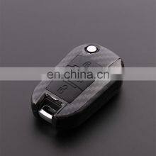 Silicone Intelligent 3 Buttons Protective Car Key Shell Cover For Peugeot 2008 207 308 408 thumbnail-1