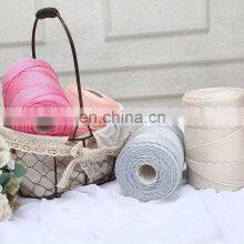 3mm Thickness Ice Silk Hat Thread Raffia Crochet Thread Textile Crochet 10s Ice Silk Thread Polypropylene Yarn for Hand Crochet thumbnail-2