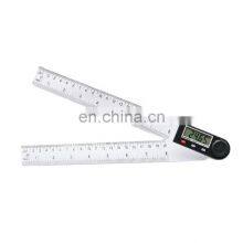 200 mm 8'' Plastic Digital Angle Finder Electronic Protractor 2-in-1 Digital Angle Ruler