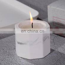 2022 Marbled Gypsum Jar Candle Smokeless Scented Candles Handmade Soy Wax Fragrance Essential Oil Aromatherapy Candle thumbnail-2