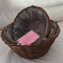 Willow Hanging Basket With Chain thumbnail-4