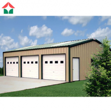 China hot sale prefabricated steel structure car shed garage building
