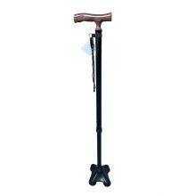 Zhenbang Aluminum Alloy Four-Corner Cane for the Elderly: Lightweight Auxiliary Cane With Non-Slip Design, Adjustable Handrail thumbnail-2