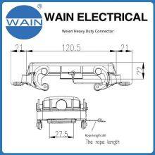 Wain Heavy-duty Connector H24b-mcv-2l/sc.2 Metal 24b Shell Rectangular Connector Aviation Plug thumbnail-3