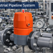 PVC-U Diaphragm Valve Fail Safe Close Backing Flange ANSI for Water Treatment thumbnail-4