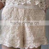 Cotton Shorts for Ladies/embroidery Lace Water Soluble Lace thumbnail-6