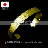 High quality and Luxury 18k gold bracelet bangle for Fashionable made in japan , Other Bangles also available