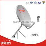 Ku-band 35cm offset dish Small satellite dish antenna
