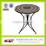2015 New Design Patio Mosaic Table Metal Garden Outdoor Mosaic Table Furniture thumbnail-6