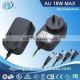 5V 3A 18W Power Adapter With UL/GS/SAA Approvals Quality Choice