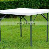 Hight-adjustable Square Dining Room HDPE Plastic Folding Table thumbnail-1