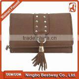 Fashion Leather Teen Wallets/Faux Leather Travel Wallet /Cheap Wallets for Girls thumbnail-1