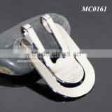Customized Brand Name High Polished Stainless Steel Metal Laser Engraved Money Clip thumbnail-1