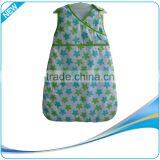 Top quality green sleeveless baby sleeping bag pattern