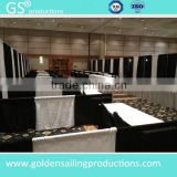 Aluminum adjustable pipe and drape kits for trade show