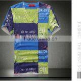 Cheap Stylish Men v Neck Short Sleeve Tee Shirt thumbnail-3