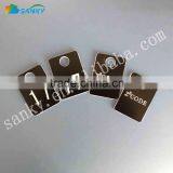 High Quality Plastic ABS Engraved Sauna Storage Cabinet Tags