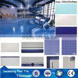 Professional New Design Blue Glazed Decorative Swimming Pool Tile thumbnail-3