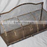 French Shabby Chic Decorative Wall Mounted Metal Shelf