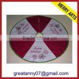 Velvet Christmas Tree Skirts Hanging Glass Tealight Holder thumbnail-2