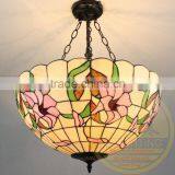 22 inch pendant tiffany light for decoration,baolian pendant tiffany light for decoration