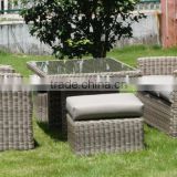 HOT SALE garden poly outdoor fancy sofa set wicker sofa set rattan sofa set