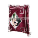 Wine Color Sublimation Pillow Case ,square Shape Quality Choice thumbnail-3