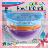 2015 New Product China Alibaba Zhejiang Factory Plastic Manufacturer Wholesale Promotion Product High Quality 3PCs Little Bowls