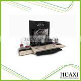 Black Glossy Lacquer Wood Floor Standing Watch Display Stand