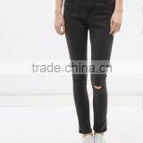 Beautiful Skinny and Ripped Denim Jeans for Ladies - Free Shipping Worldwide thumbnail-1
