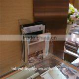 Customized acrylic flyer display stand, flyers shelf